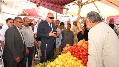 محافظ قنا يفاجئ أسواق قوص لمتابعة توافر السلع الغذائية وضبط الأسعار