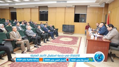 محافظ بني سويف لرؤساء المدن والقرى: حل مشكلات المواطنين معيار البقاء بالمنصب