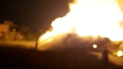 8 سيارات إطفاء وخزاني مياه لمجابهة ألسنة لهب التهمت ساحة مصنع سجائر بطريق المنصورية 