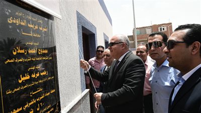 افتتاح محطة مياه العوامر وبني برزة بأبوتشت في قنا ضمن 