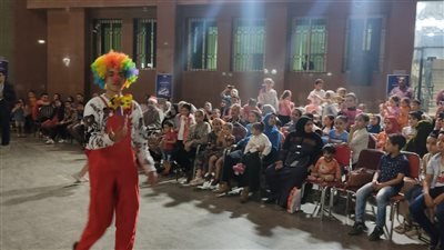 الاراجوز وفريق شخبطة عروض فنية في ليالى رمضان الثقافية والفنية بأسيوط 