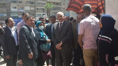 محافظ الجيزة يتفقد المنافذ الثابتة لبيع اللحوم والدواجن والسلع الغذائية بالطوابق 