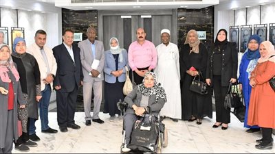 تفاصيل لقاء محافظ أسوان بأعضاء المجلس القومي للمرأة (صور)