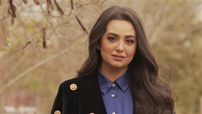 هبة مجدي تشارك متابعيها بصور جديدة لها من كواليس مسلسل المداح