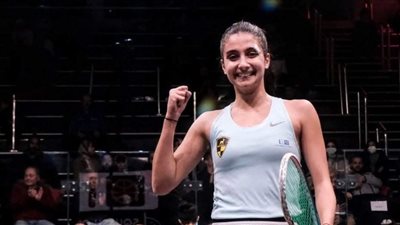 تأهل الدجلاوية روان العربي لنصف نهائي بطولة كارول ويمولر للاسكواش