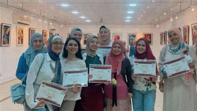  38 عملا نسجيا في معرض طلاب الفرقة الرابعة لكلية التربية الفنية بجامعة حلوان