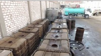 ضبط 39 ألف لتر بنزين قبل بيعها فى السوق السوداء بالقاهرة