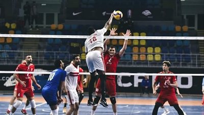 طائرة الزمالك تتوج بكأس مصر على حساب الأهلي