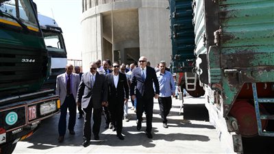 تستوعب 60 ألف طن.. محافظ قنا يشهد استلام محصول القمح بصوامع الترامسة المعدنية