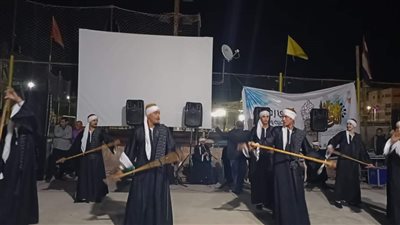 الفيوم وملوي للفنون الشعبية على أرض مدينة مايو بالقاهرة 