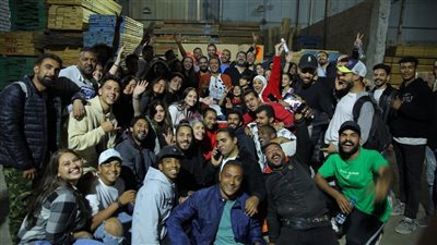 هكذا احتفلت أسرة مسلسل 