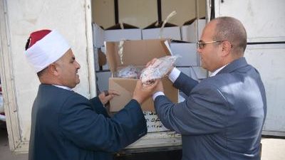 محافظ الدقهلية: استلام الدفعة الثامنة من لحوم صكوك الطعام (صور)