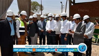 محافظ الفيوم يتفقد مشروع إنشاء شبكات الصرف الصحي بـ3 قرى