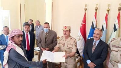 القوات المسلحة تفتتح تجمعا تنمويا جديدا بمحافظة شمال سيناء