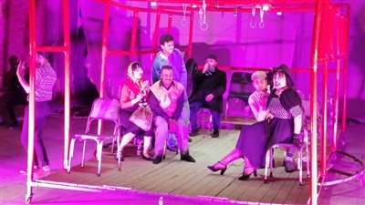 الحافلة عرض مسرحي لبيت ثقافة التل الكبير