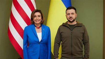 سفيرة أوكرانيا لدى أمريكا: زيارة بيلوسى لكييف رمزية