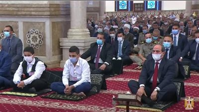 عاجل.. الرئيس السيسي يصلي عيد الفطر 2022 بمسجد المشير طنطاوي 