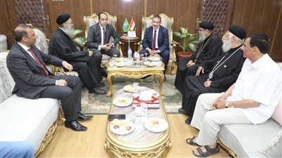 محافظ المنوفية يستقبل الأخوة الأقباط للتهنئة بعيد الفطر المبارك