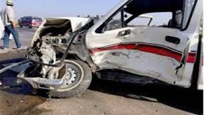مصرع 3 أشخاص وإصابة سيدة في حادث مروري بكفر الشيخ