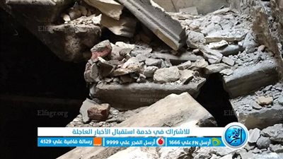 إغلاق شارع المحمدية بالفيوم بسبب انهيار سلم عقار 