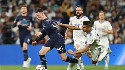 التعادل السلبي يسيطر على الشوط الأول من مباراة ريال مدريد ومانشستر سيتي