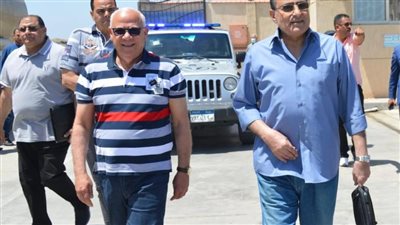 مستشار رئيس الجمهورية يتفقد محطة المعالجة البيولوجية للصرف الصناعي ببورسعيد