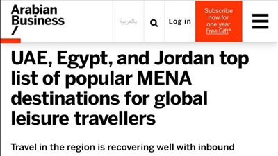 تقارير عالمية: “مصر” ضمن الأكثر التى يرغب السائحون في السفر إليها