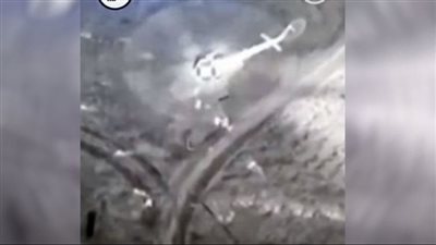 شاهد.. لحظة انفجار مروحية روسية فوق البحر الأسود