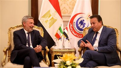 خالد عبد الغفار يستقبل السفير الإيطالي ووفد الوكالة الإيطالية للتعاون التنموي