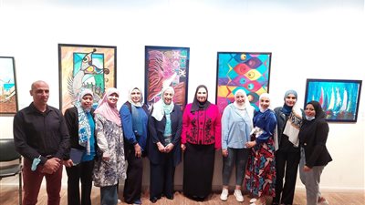 وزيرة التضامن تفتتح المعرض الإبداعي رقم 18 لفنون التوحد 