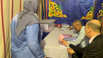 محاميو الجيزة يدلون بأصواتهم في صناديق الاقتراع على منصب النقيب الفرعي