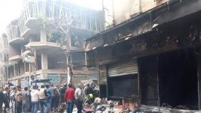 قوات الحماية المدنية ببورسعيد تتمكن من إخماد حريق هائل بعمارة خشبية بحي العرب