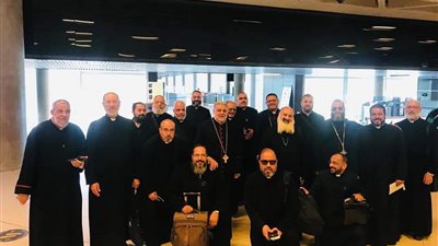 الأنبا بشارة يصطحب كهنة الإيبارشية لزيارة الأردن