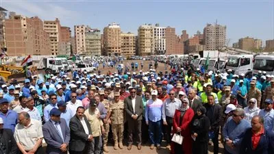 محافظ الدقهلية يتفقد اصطفاف المعدات المشاركة في التدريب علي مجابهة الأزمات