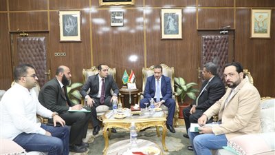 محافظ المنوفية يستقبل وفد مستثمري شركة 