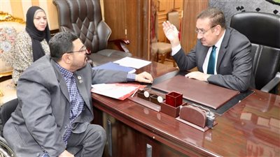 محافظ المنوفية يكلف مياه الشرب بحل شكوى أهالي شارع سوق الجملة