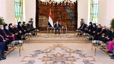 السيسي: المواطنة والحقوق المتساوية قيم ثابتة لنهج الدولة 