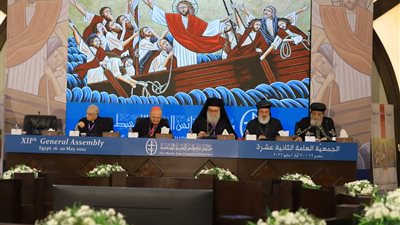 دير الأنبا مقار يستضيف وفد مجلس كنائس الشرق الأوسط