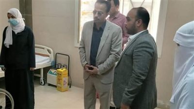 وكيل صحة المنوفية فى جولة تفقدية بمستشفيات الخطاطبة والسادات