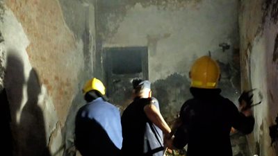 السيطرة على حريق بمخزن مواد غذائية بالقليوبية