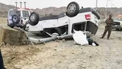 انقلاب سيارة بطريق محور 30 يونيو وإصابة 5 أشخاص ببورسعيد