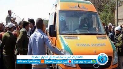 مصرع وإصابة 12 شخص فى حادث أنقلاب سيارة بطريق أسيوط الغربى بالفيوم 