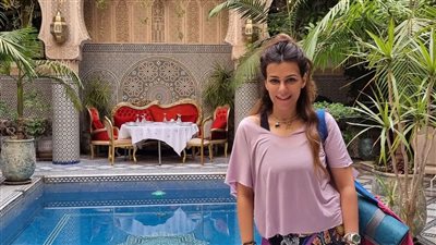 من المغرب.. إنجي المقدم تغازل متابعيها في أحدث ظهور لها