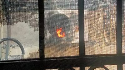 السيطرة على حريق بوحدة الأشعة بمستشفى شبين القناطر (صور)