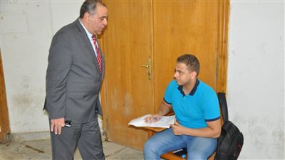ممدوح مهدي يتفقد كليتي الحاسبات والتربية للاطمئنان على سير الامتحانات
