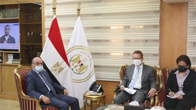 بالصور.. وزير العدل يستقبل السفير الألماني بالقاهرة