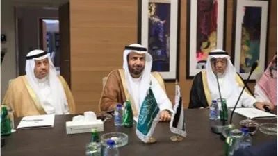 وزير الحج والعمرة يلتقي بوزير الأوقاف الفلسطيني