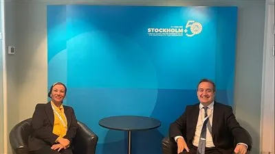 وزيرة البيئة تلتقي المدير التنفيذي لصندوق المناخ الأخضر