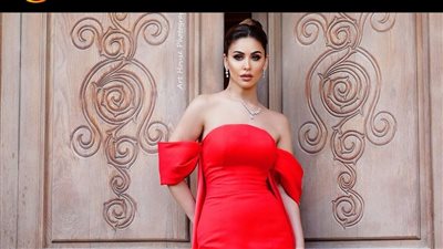 بالأحمر.. مي سليم تخطف الأنظار في أحدث ظهور لها