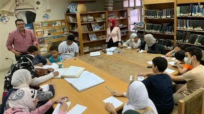 ورش فنية متنوعة للأطفال بثقافة الفيوم